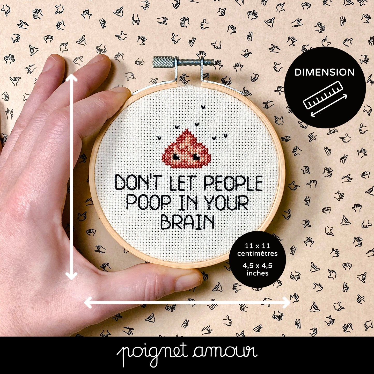 don't let people poop in your brain