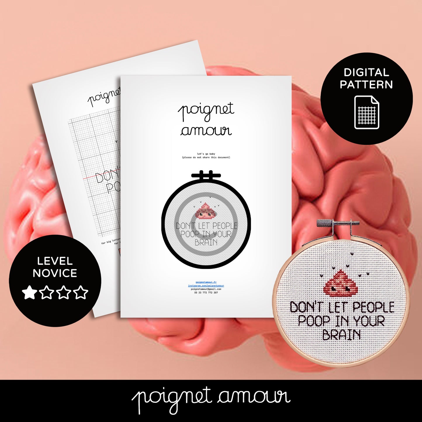 don't let people poop in your brain KIT