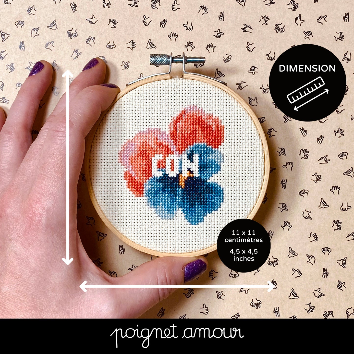 con dans les fleurs