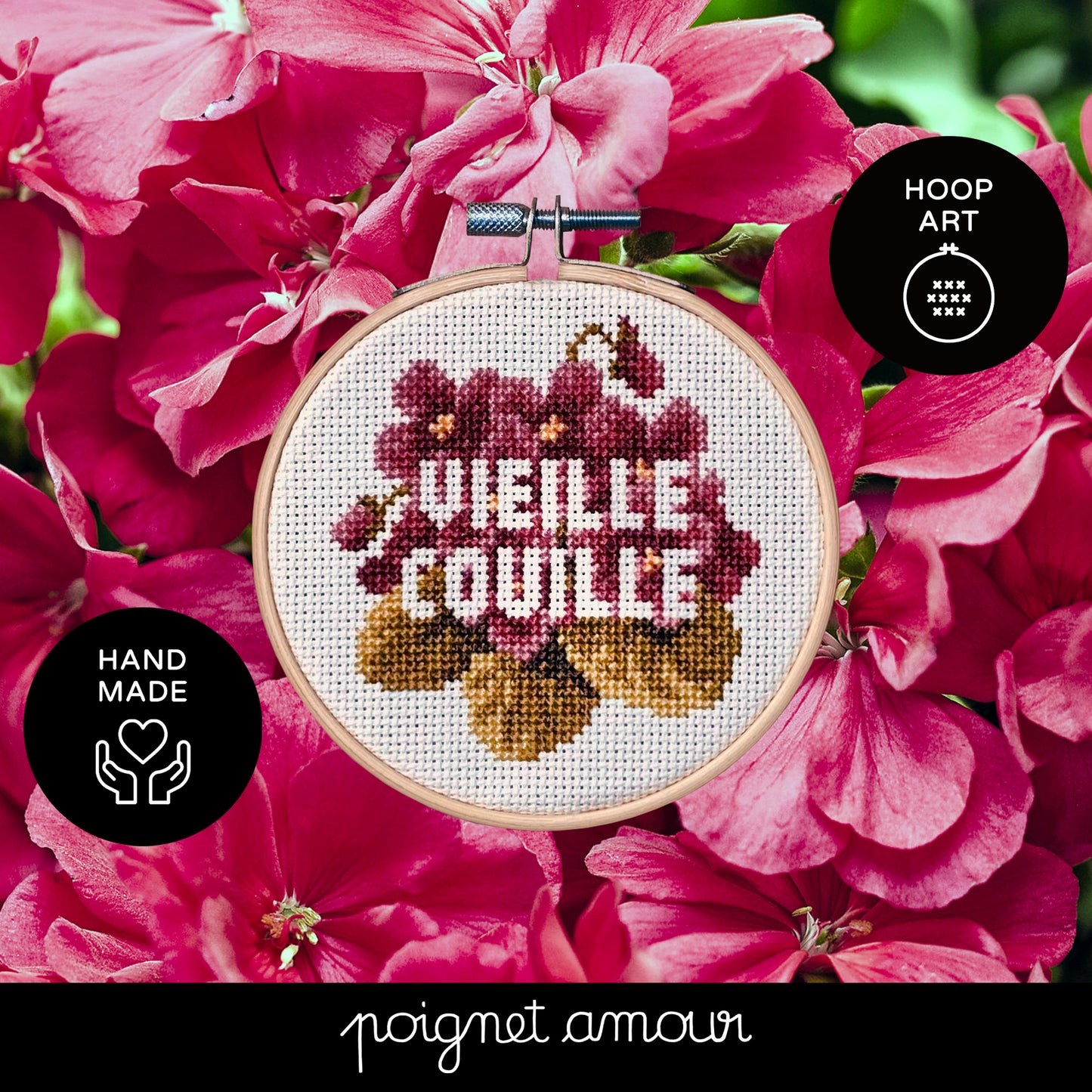 vieille couille dans les fleurs