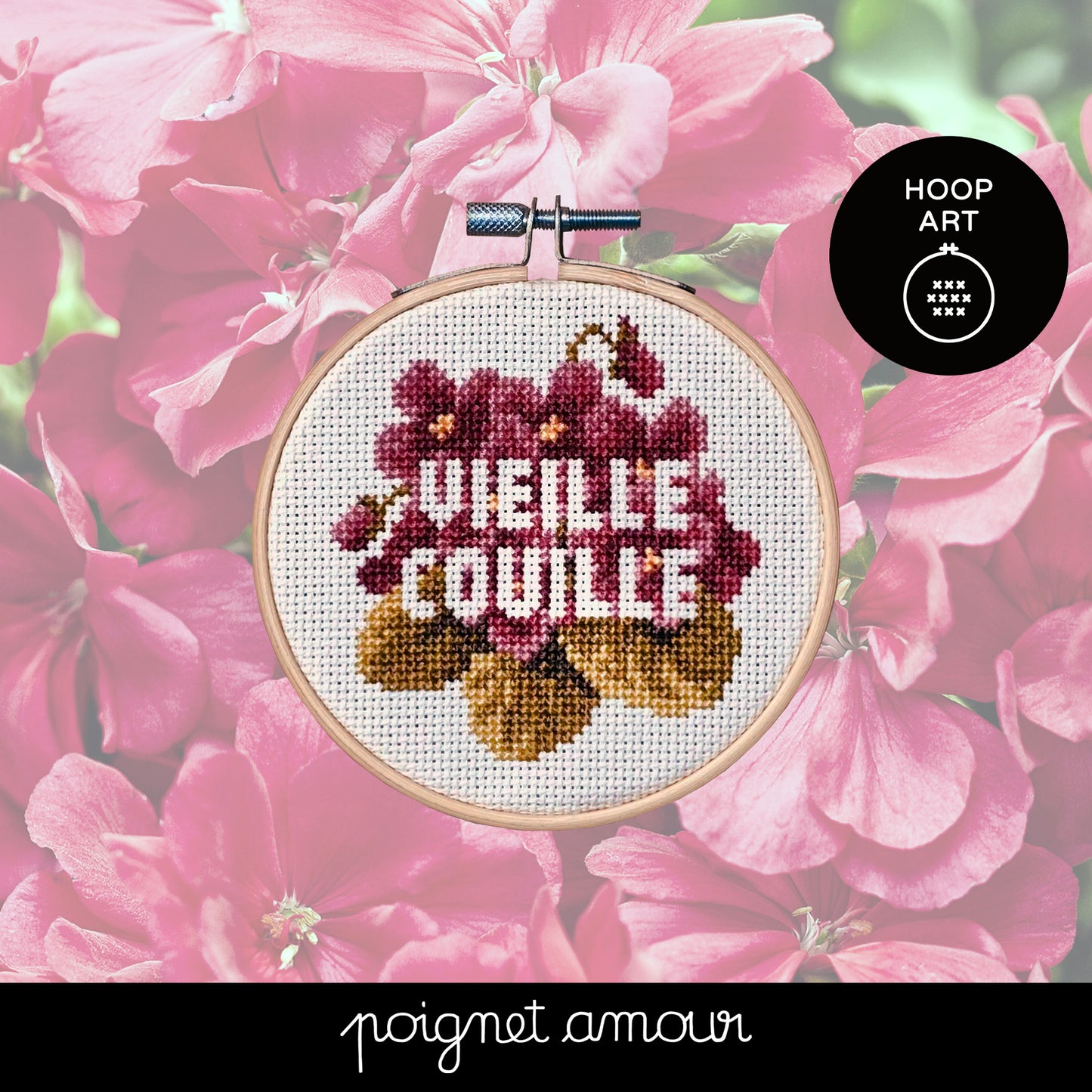 vieille couille dans les fleurs