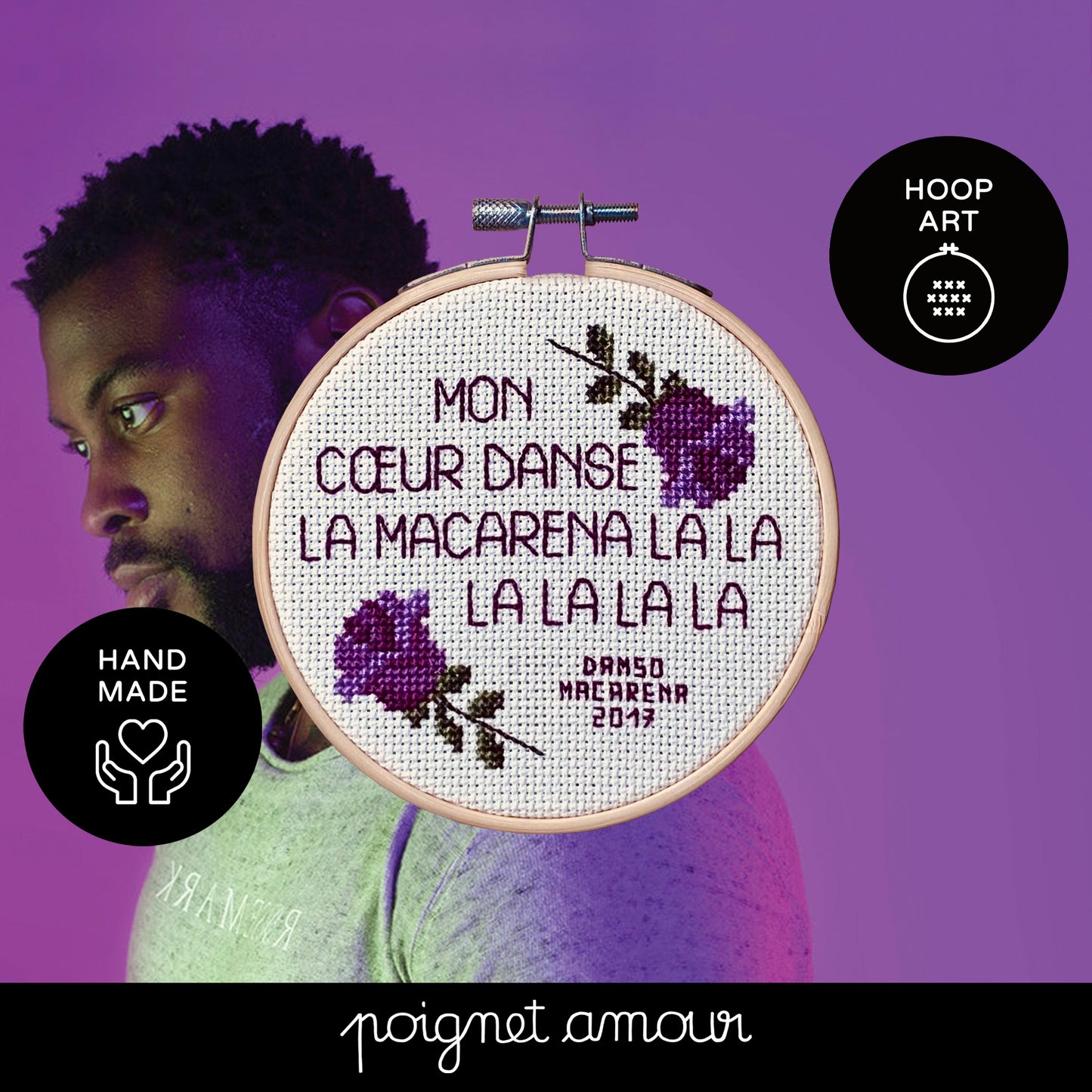 damso - "my heart dances the macarena la la la la la la"