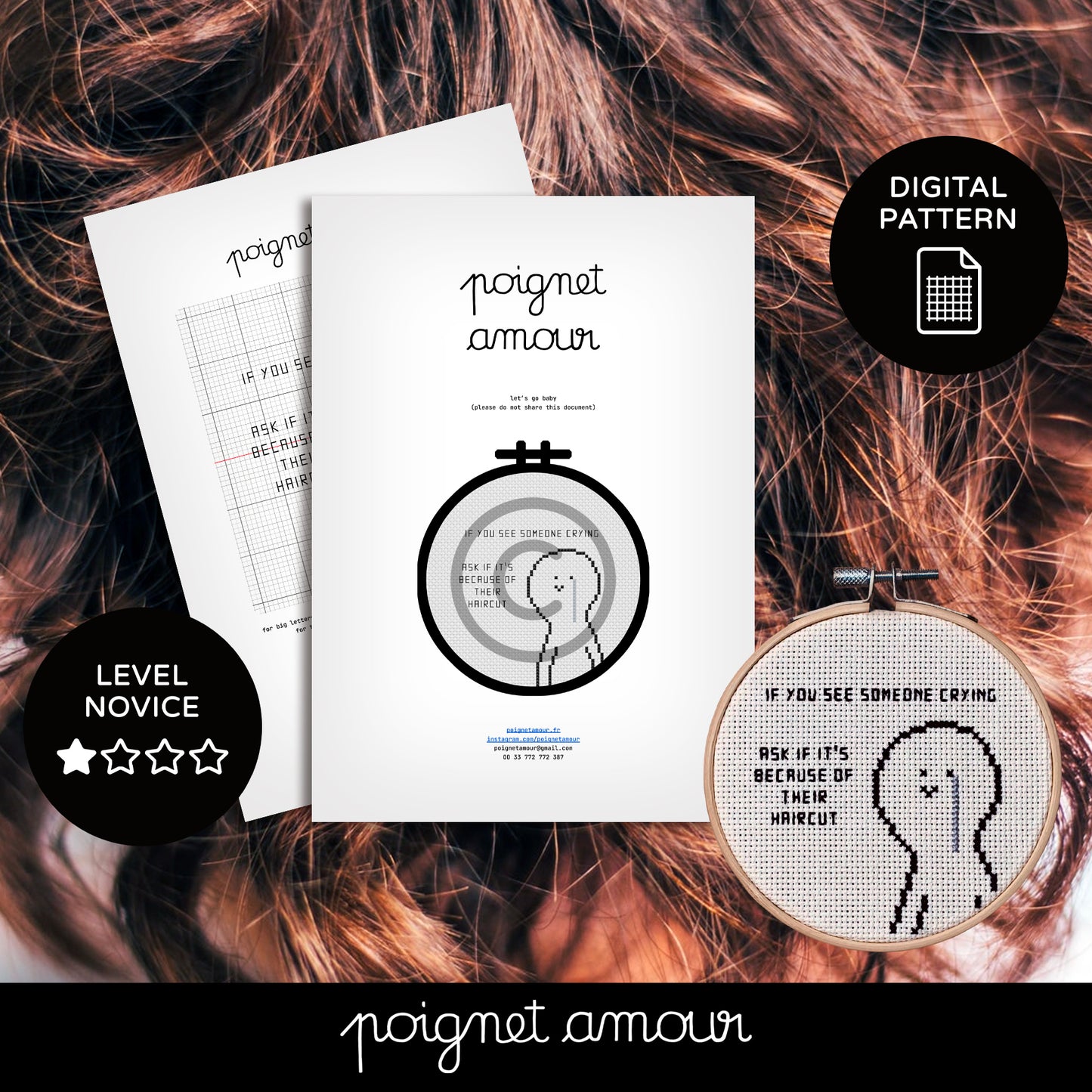 si tu vois quelqu'un pleurer, demande lui si c'est à cause de sa coupe de cheveux KIT