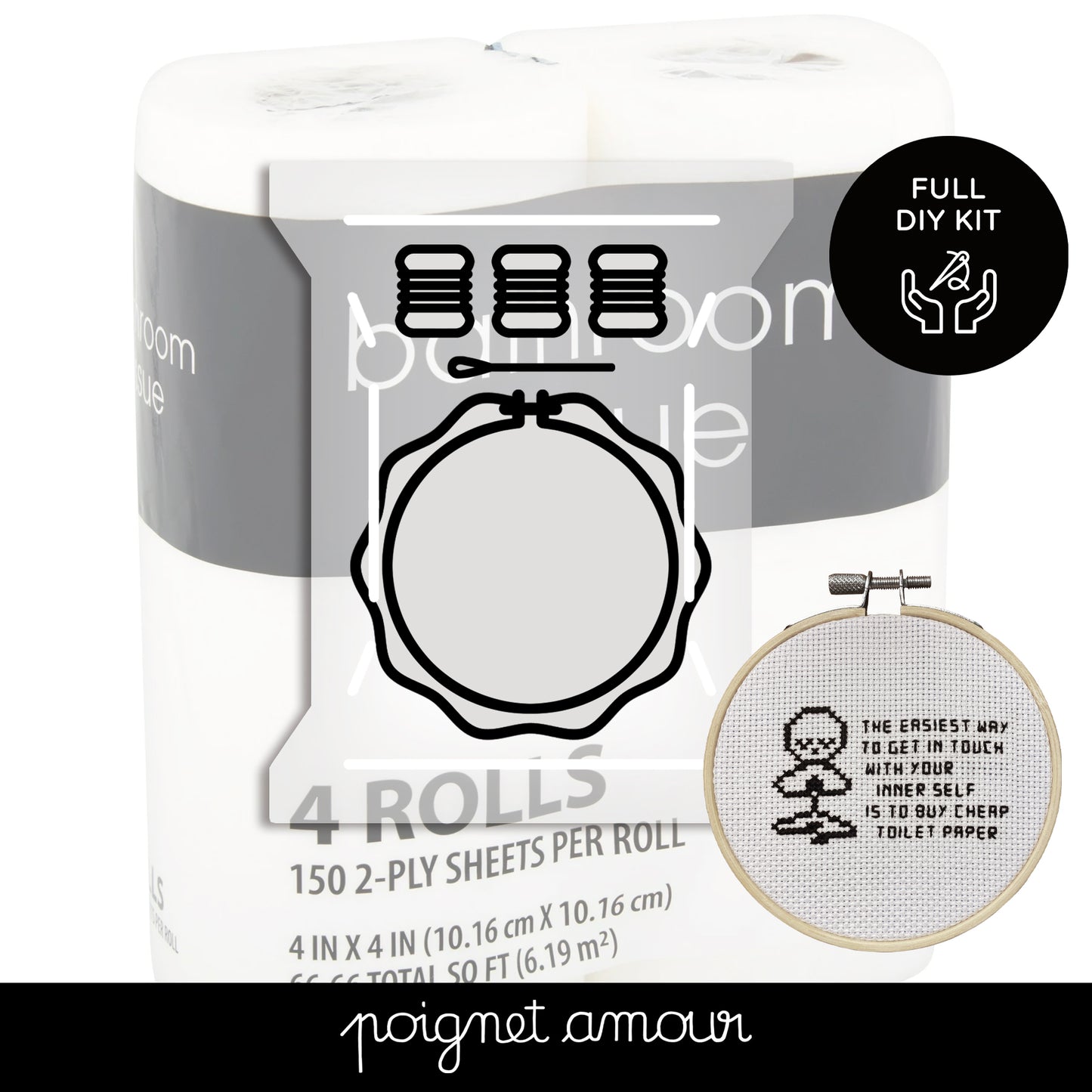 the easiest way to get in touch with your inner self is to buy cheap toilet paper KIT
