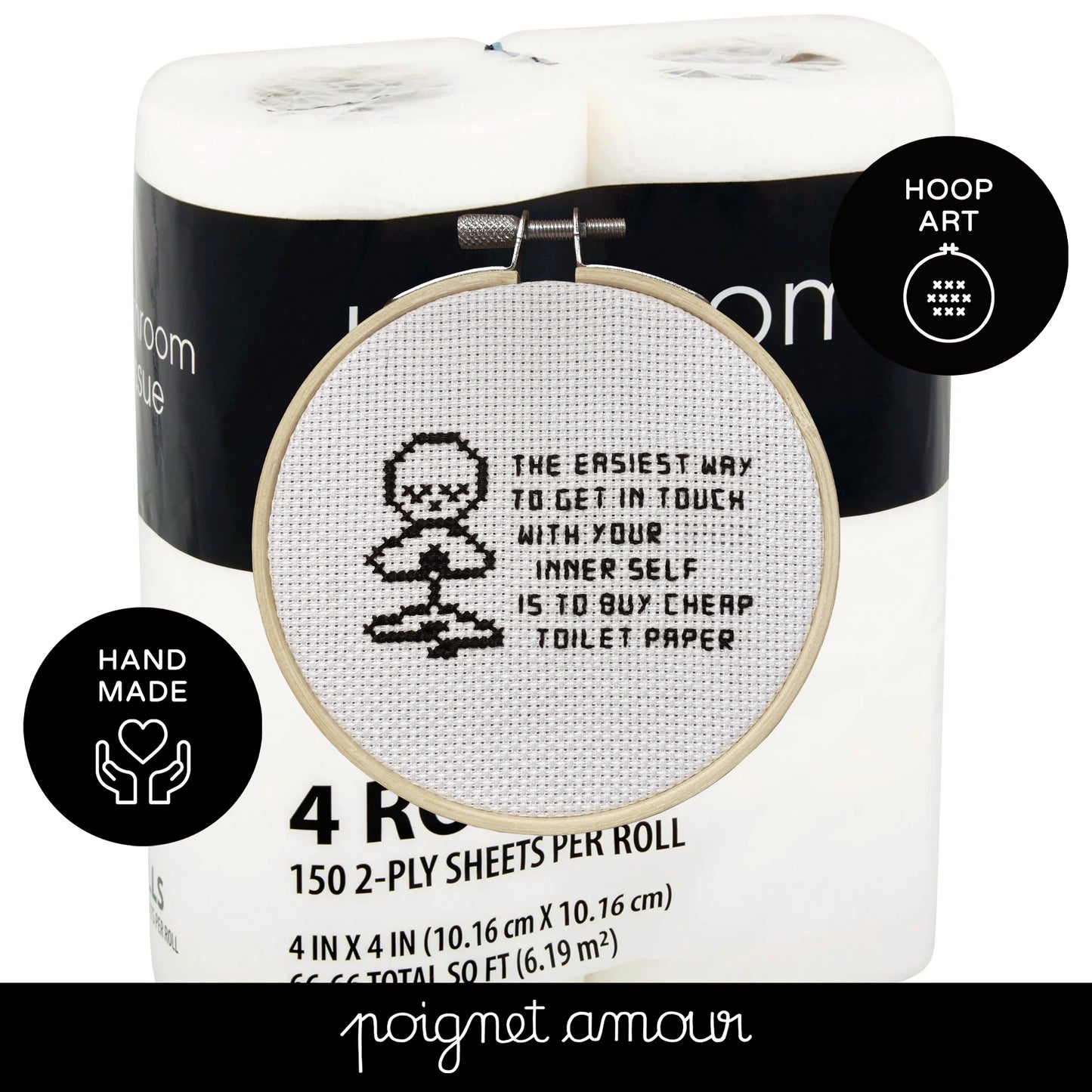 the easiest way to get in touch with your inner self is to buy cheap toilet paper