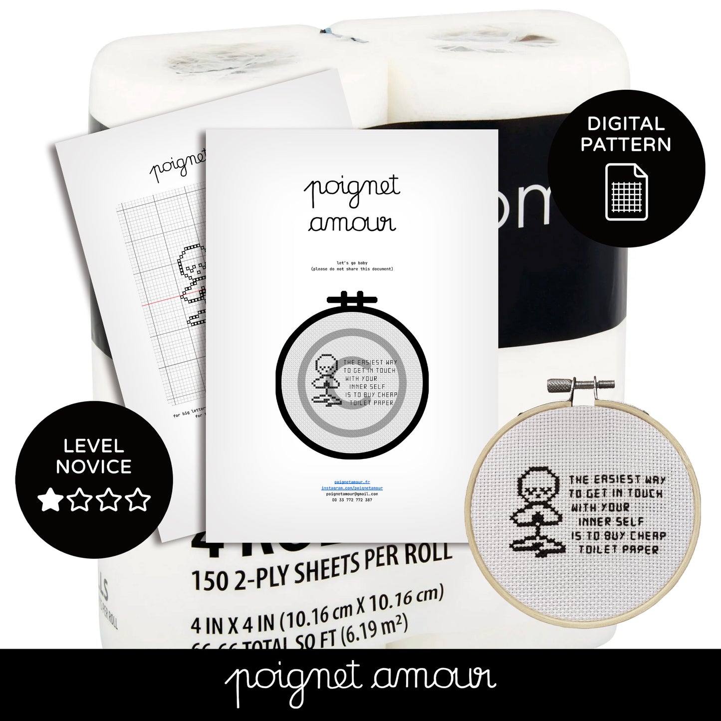 the easiest way to get in touch with your inner self is to buy cheap toilet paper KIT