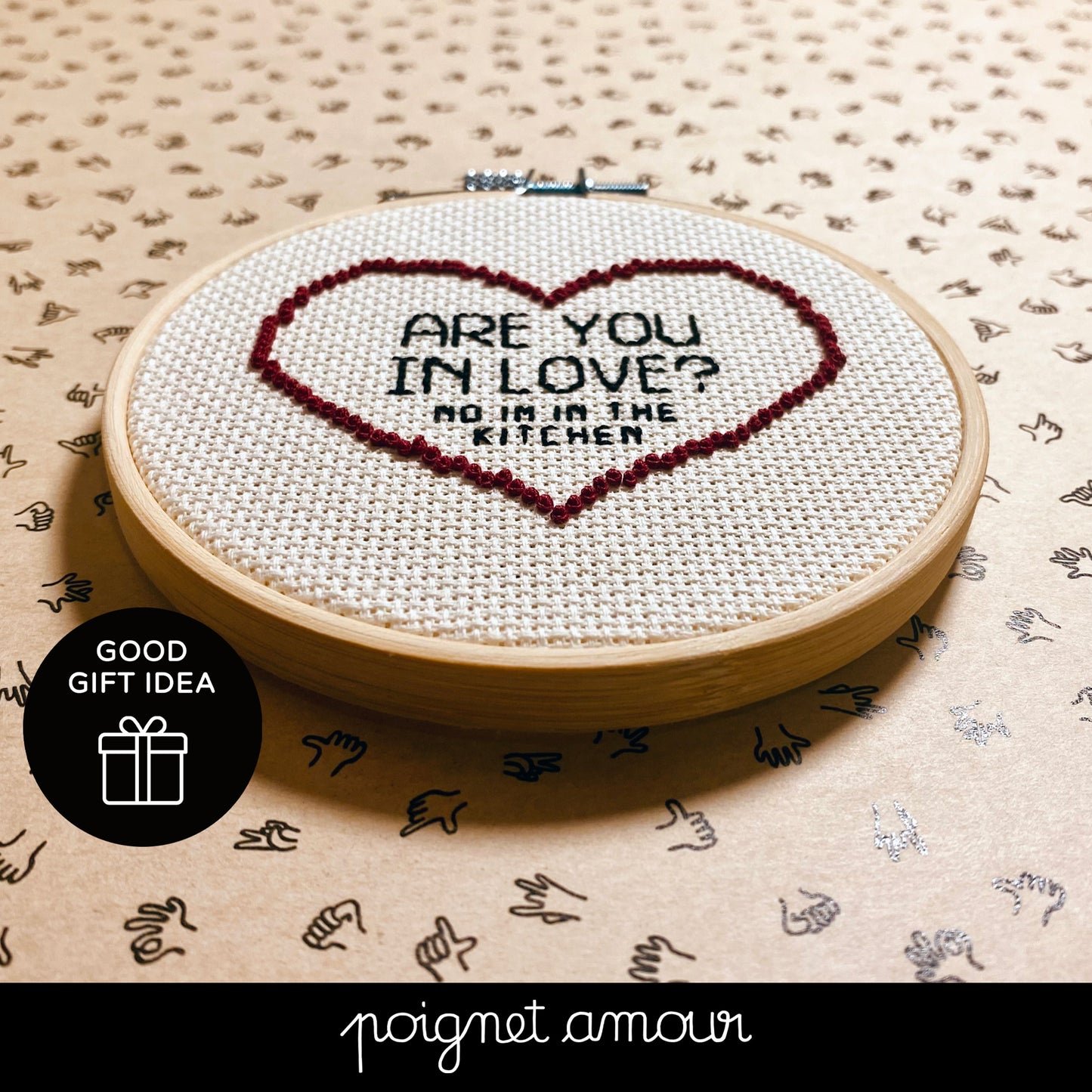 are you in love? no i'm in the kitchen