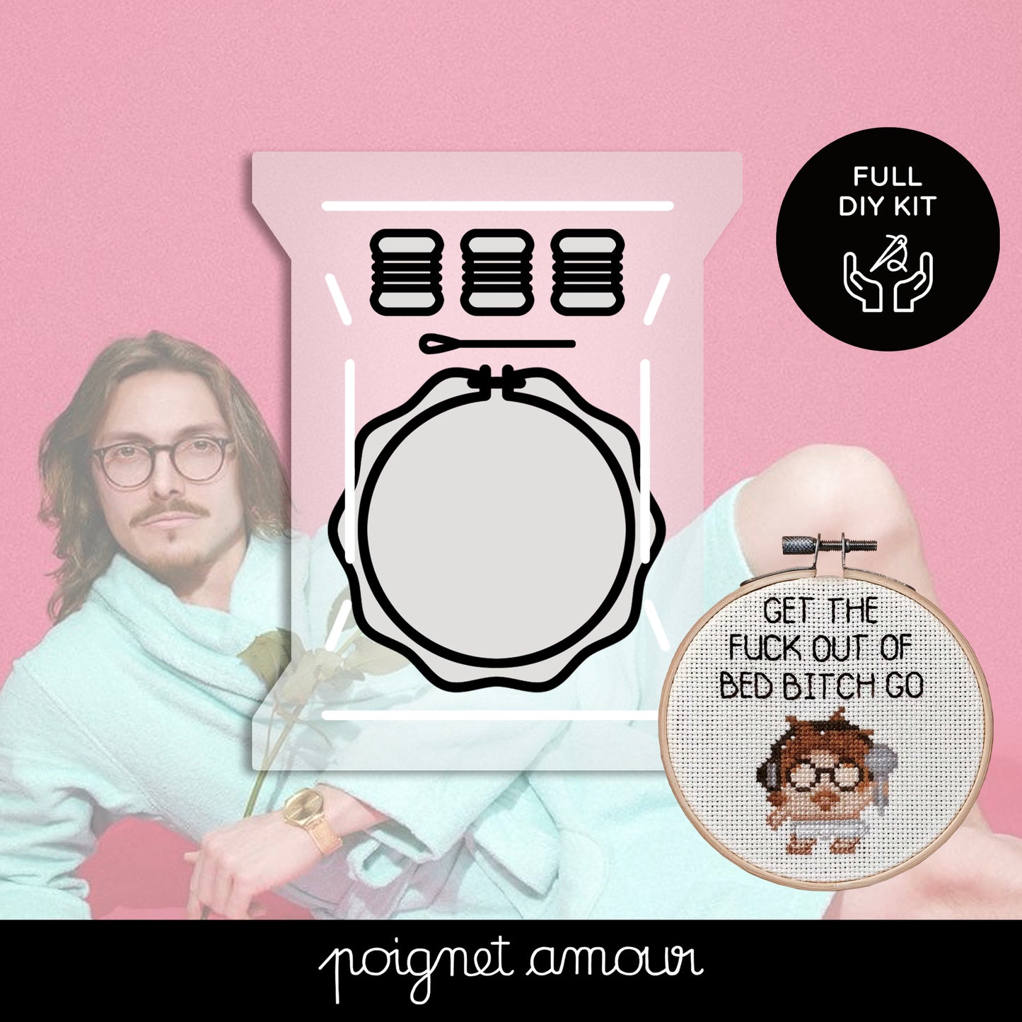 marc rebillet - "get the fuck out of bed bitch go" KIT
