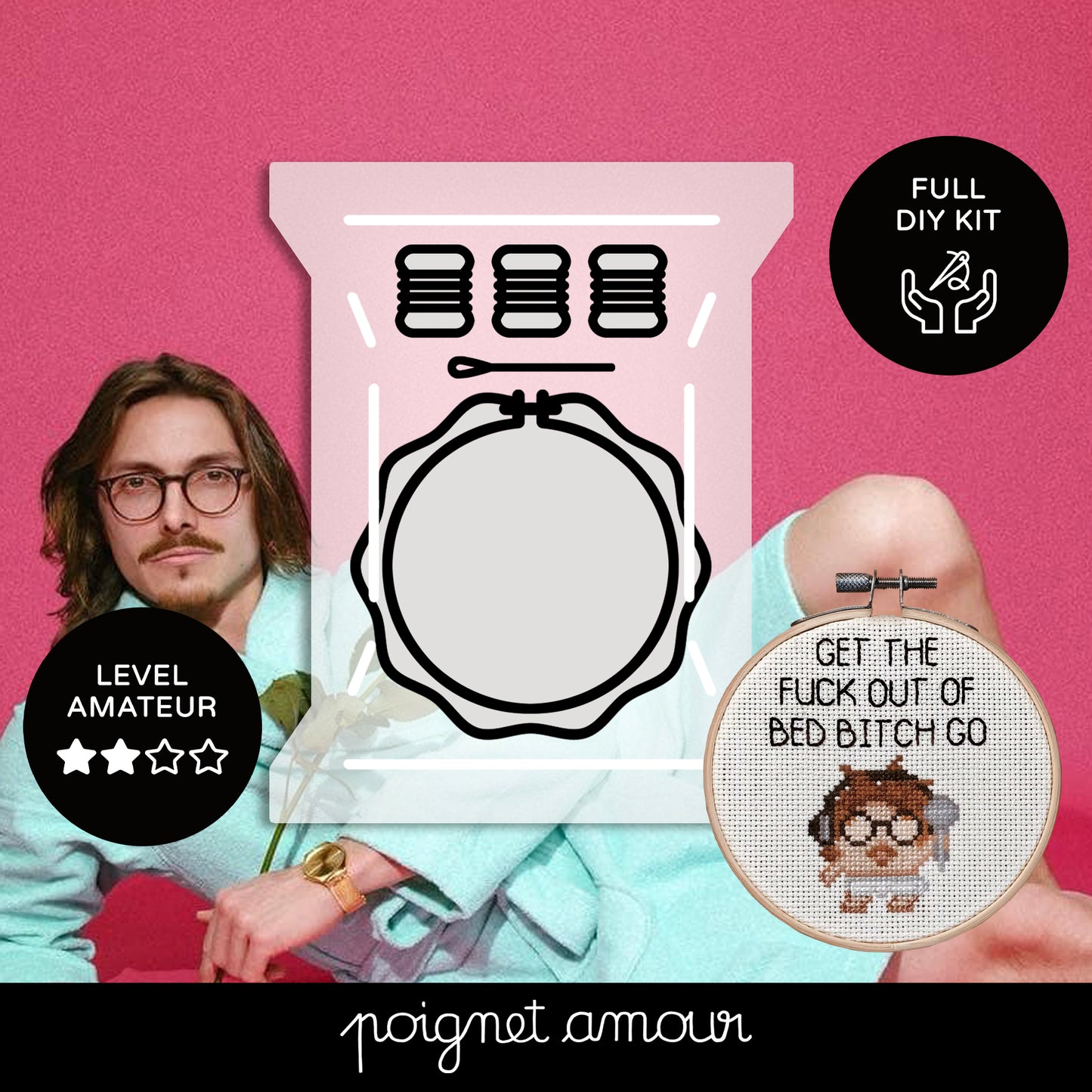 marc rebillet - "get the fuck out of bed bitch go" KIT