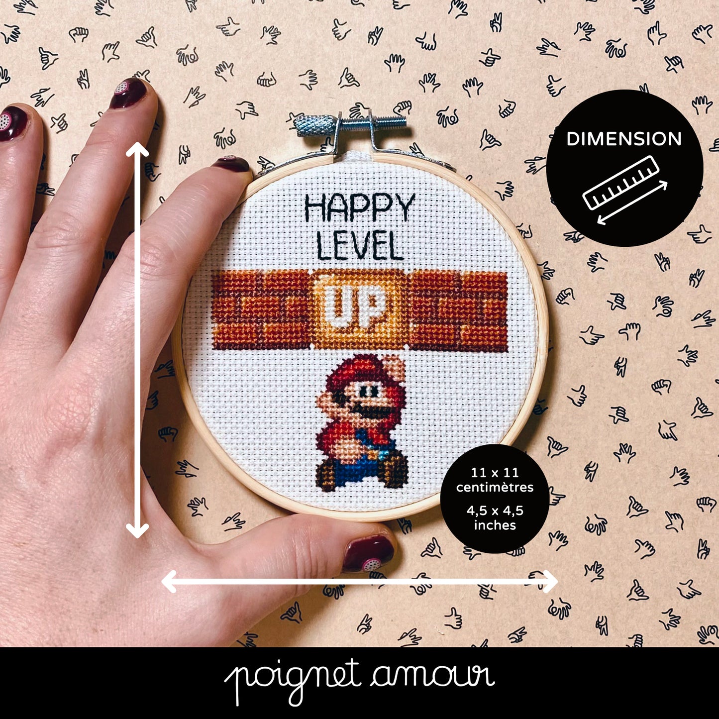happy level up mario KIT
