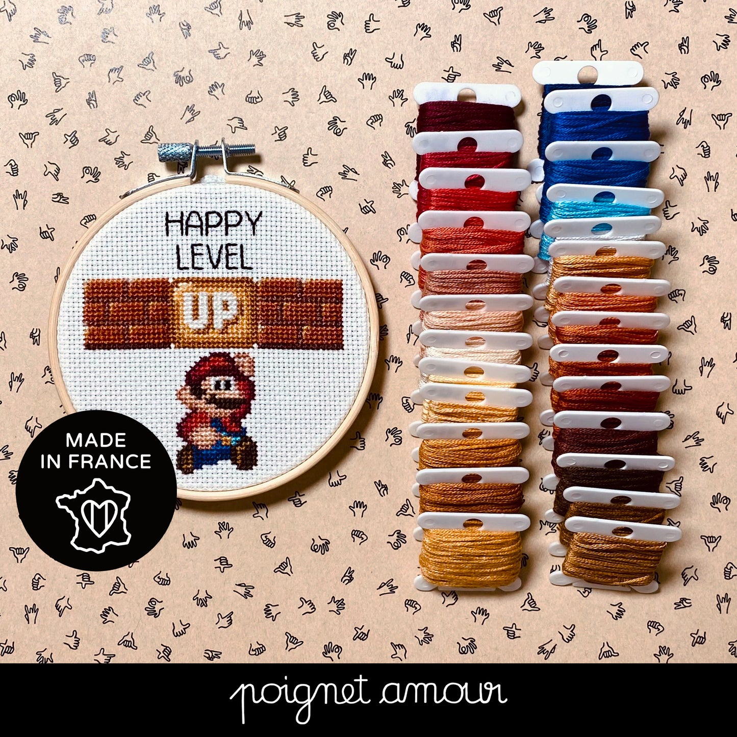 happy level up mario KIT