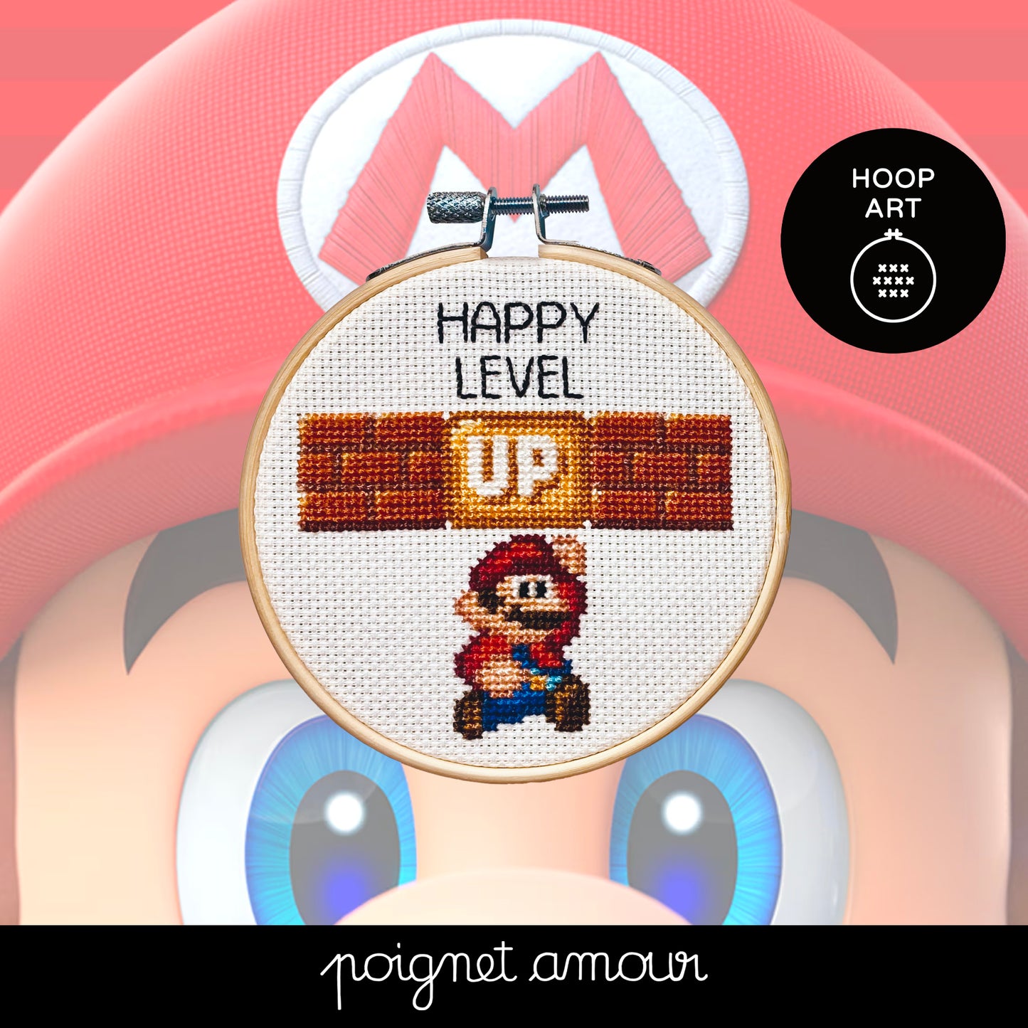 happy level up mario