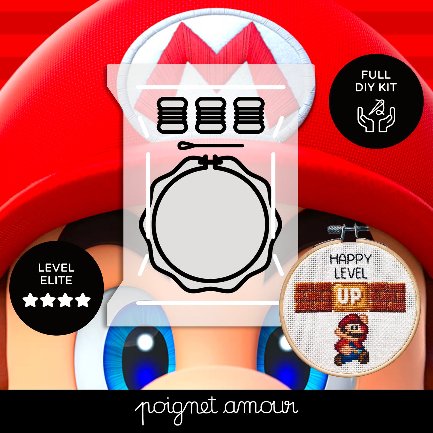 happy level up mario KIT