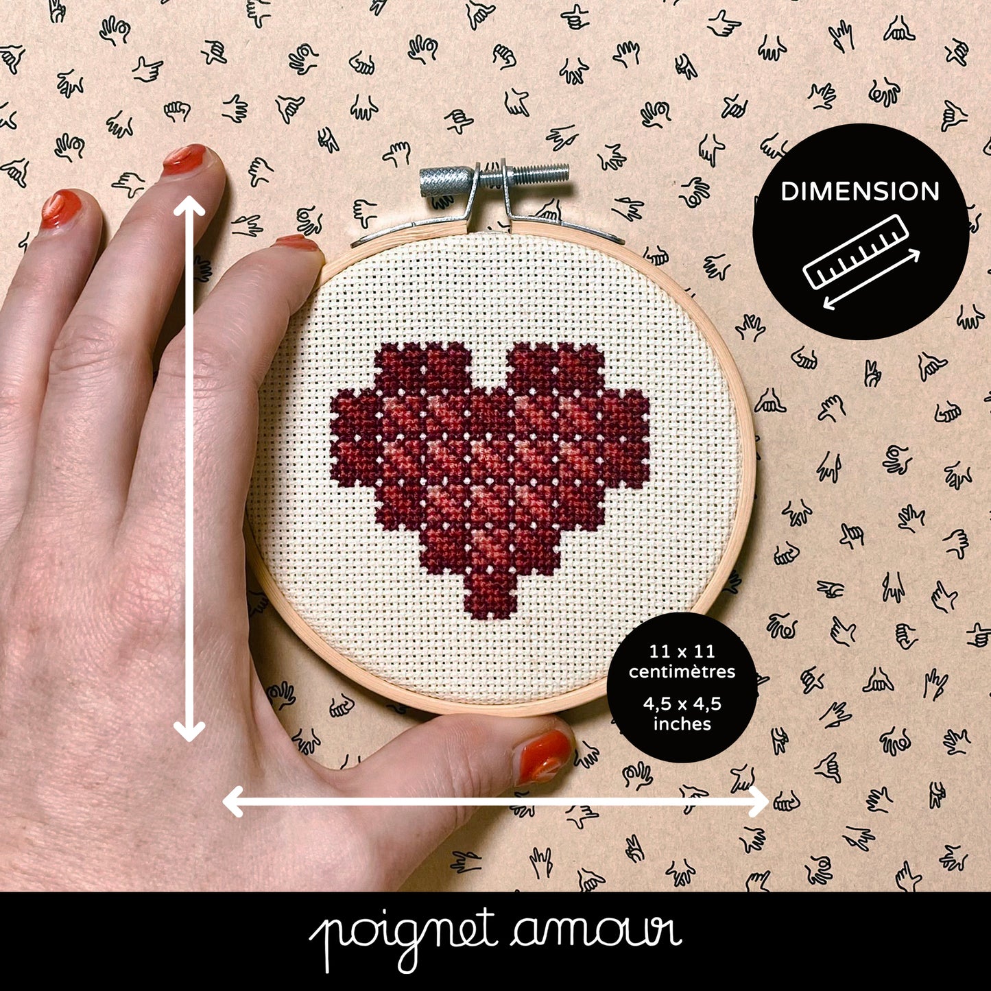 zoomed heart KIT