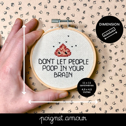 don't let people poop in your brain