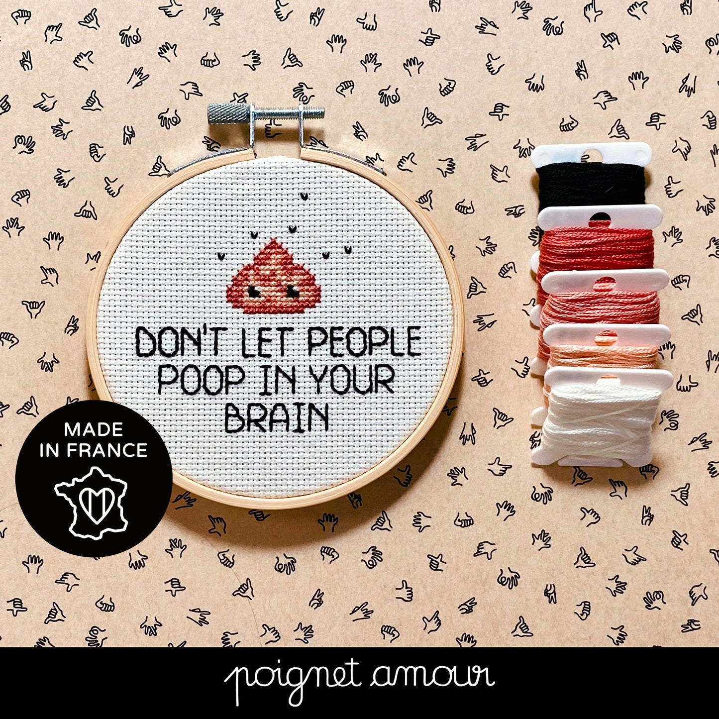 don't let people poop in your brain