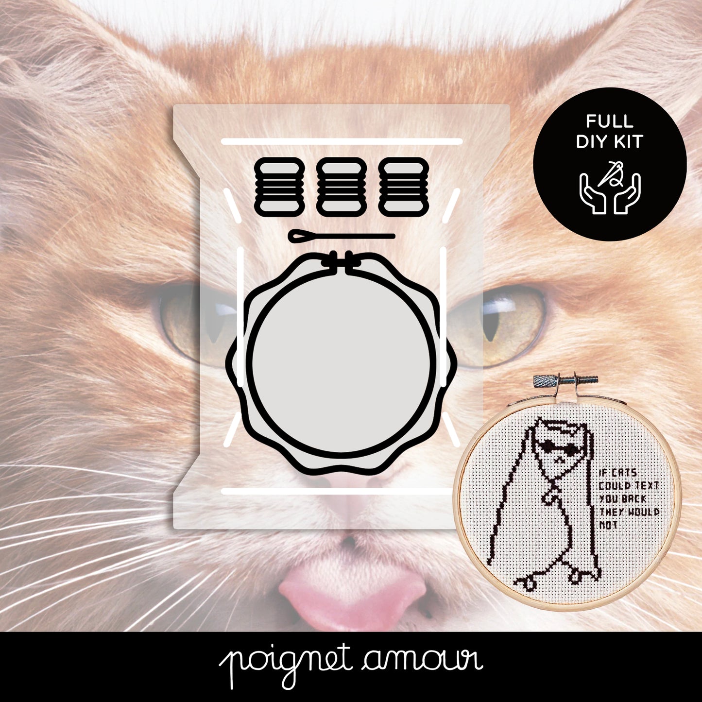 si les chats pouvaient te texter ils le feraient pas KIT