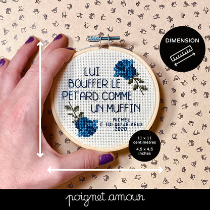 michel - "lui bouffer le pétard comme un muffin"