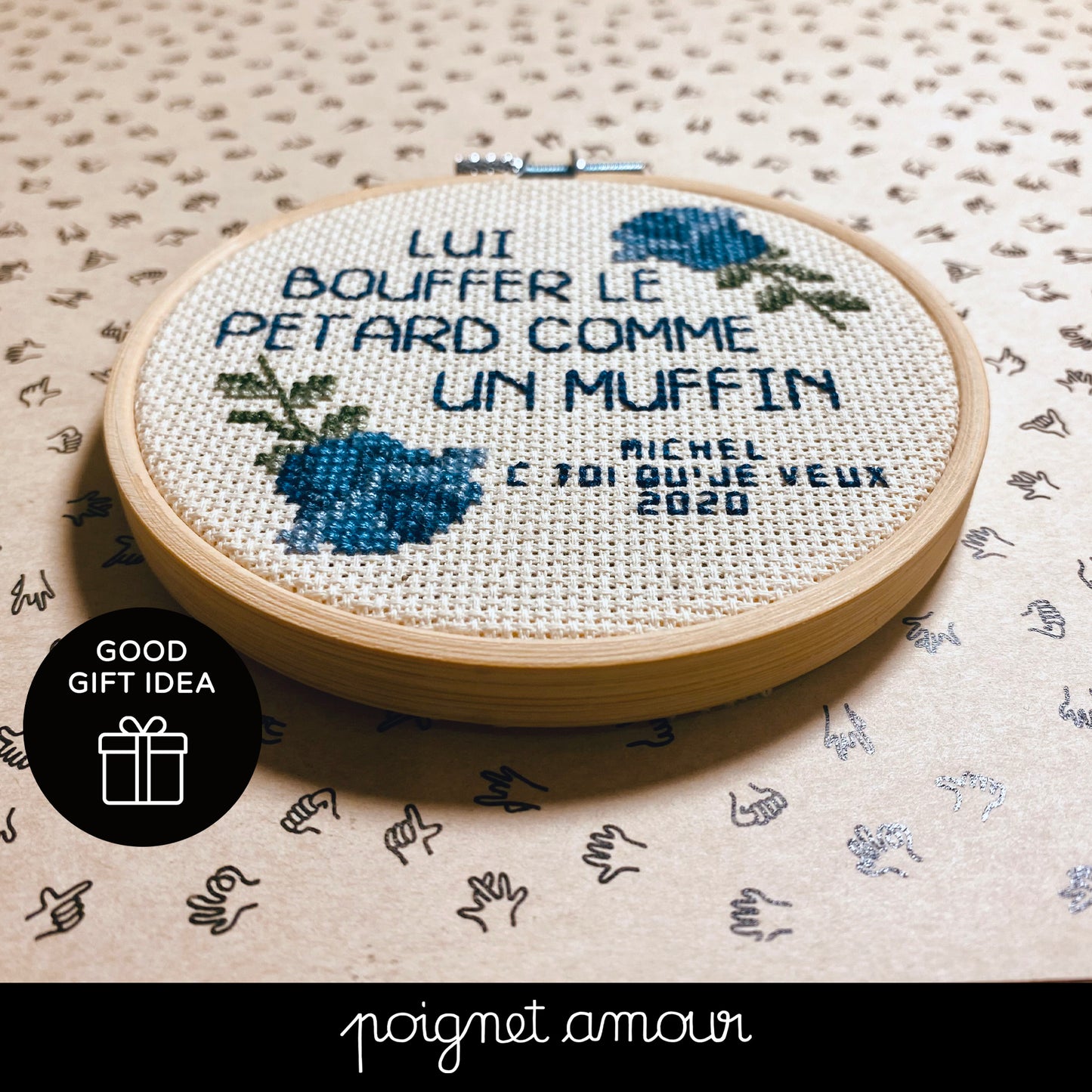 michel - "lui bouffer le pétard comme un muffin"