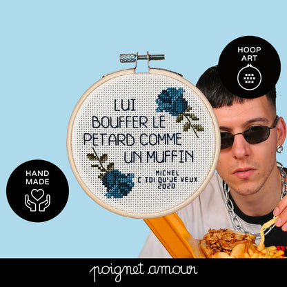 michel - "lui bouffer le pétard comme un muffin"