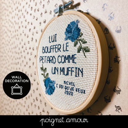 michel - "lui bouffer le pétard comme un muffin"