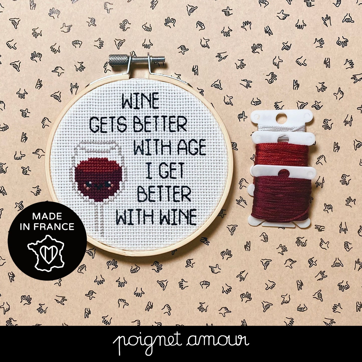 wine gets better with time, i get better with wine