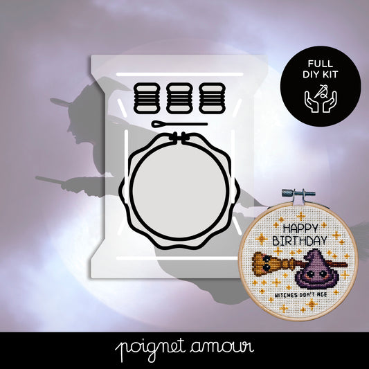 joyeux anniversaire ! les sorcières ne vieillissent pas KIT